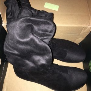 COIMBRA Flexible mid-high scrunch Bussola boot